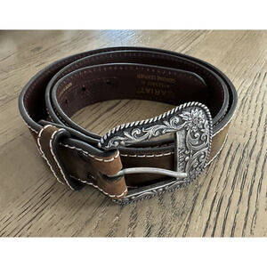 Ariat Womens XL Western Belt Limited Edition 07 Removable Buckle Genuine Leather